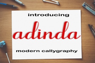 Adinda: A Handwritten Font for Creative and Professional Design