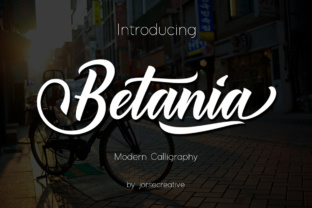 Betania: A Modern Calligraphy Font Built for Real Projects