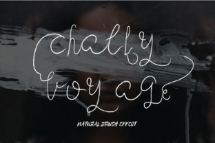 Chalky Voyage: A Calligraphy-Inspired Script for Designs That Need Both Presence and Refinement