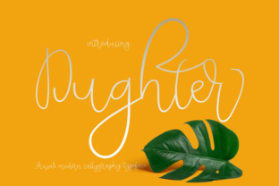 Dughter: A Modern Calligraphy Font with Real Creative Range