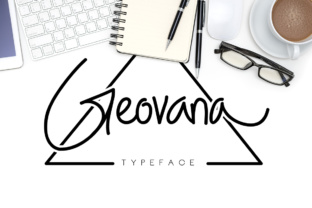 Geovana Signature Typeface: A Balanced Look at a Modern Branding Font