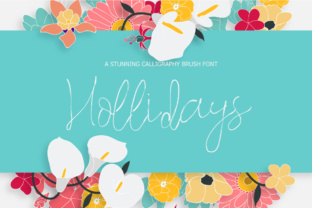 Hollidays and Hollidays: A Thin Handwritten Script Font for Distinctive Design