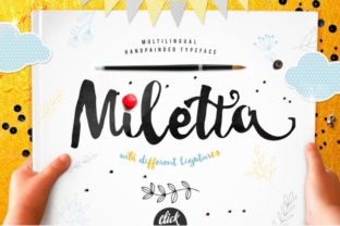 Miletta Hand-Painted Font: Where Traditional Brushwork Meets Modern Typography