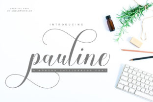 Pauline: A Handwritten Calligraphy Font with Depth and Character