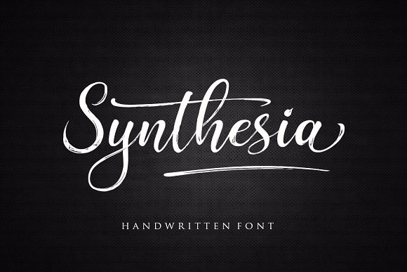 Synthesia: A Handwritten Font with Swashes and Style