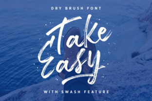 Take Easy: A Handcrafted Brush Font for Personal Projects