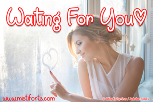 Waiting for You: A Handwritten Font That Brings Warmth to Design and Craft Projects