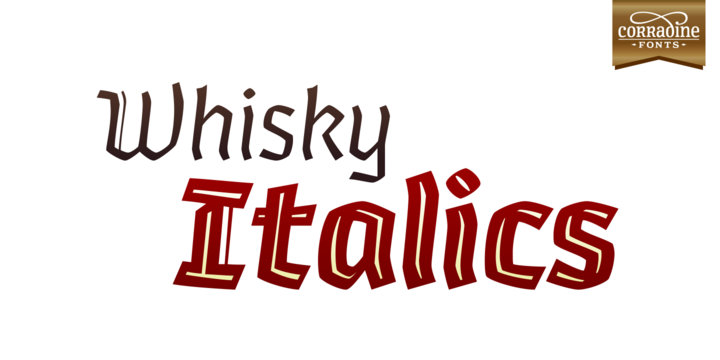 Whisky Italic Family: A Dynamic Blackletter Font with a Friendly Edge